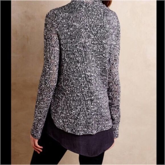 Anthropologie Dolan Contrast Anorak Cardigan - Picture 8 of 10